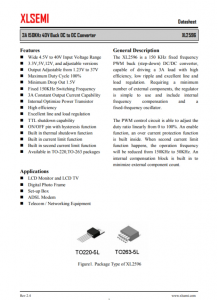 XL2596S-5.0E1  3A 150KHz 40V 降壓 DC 至 DC 轉(zhuǎn)換器